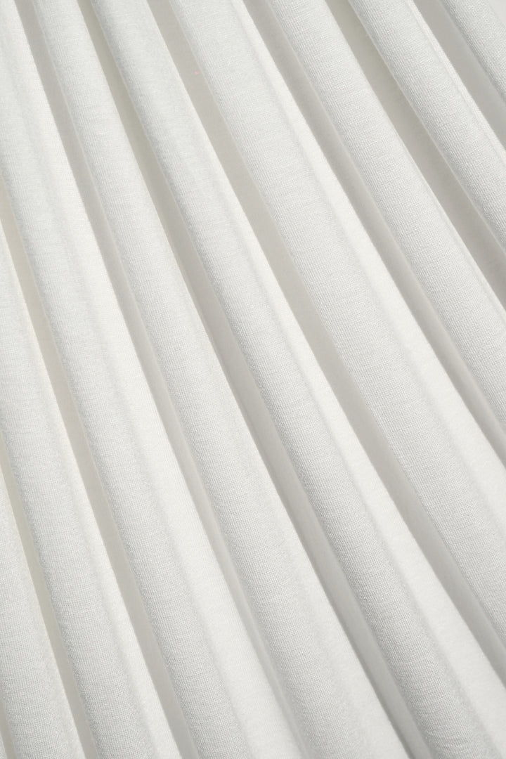 Plain Jersey Hijab - White