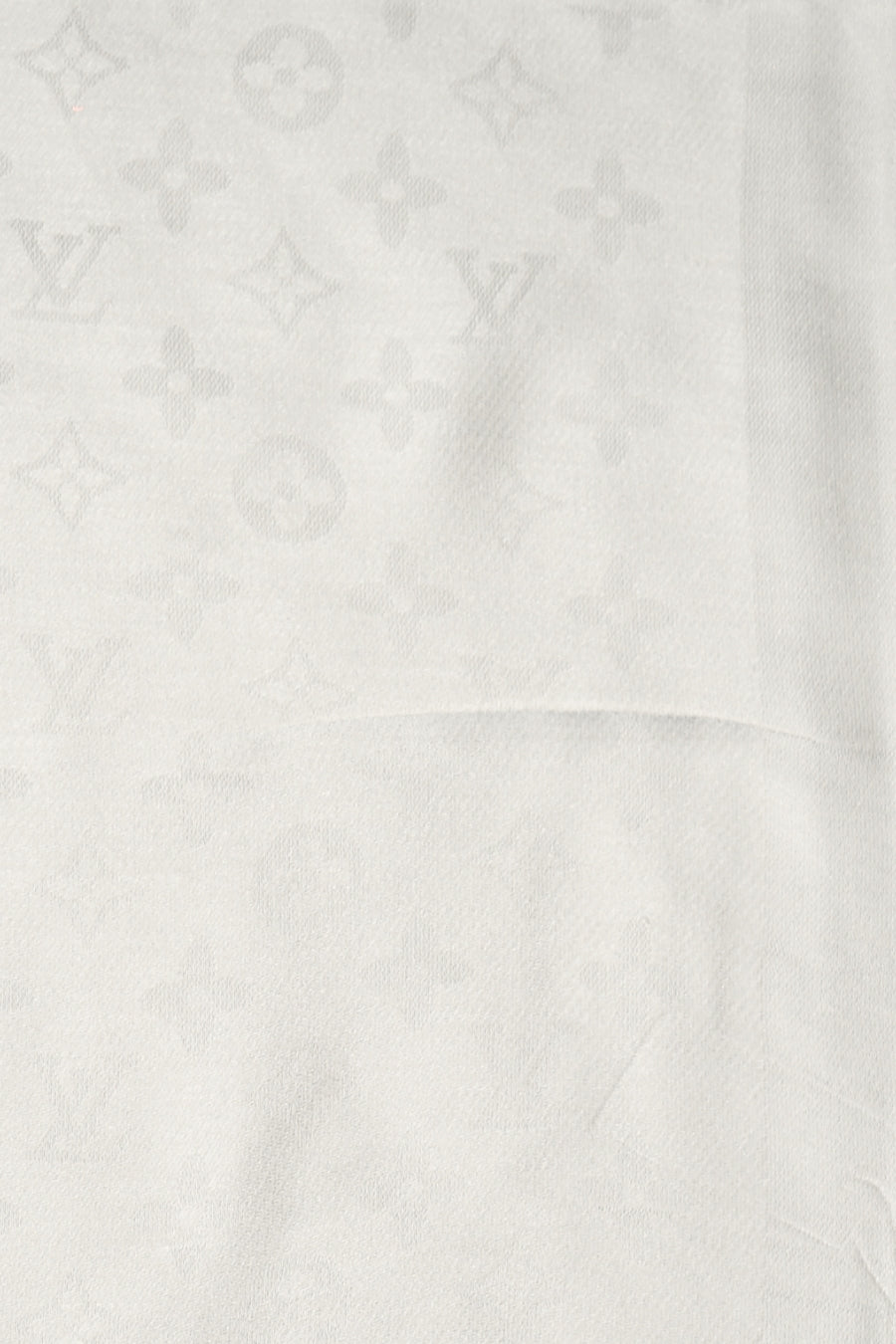 LV Cashmere Hijab -  White