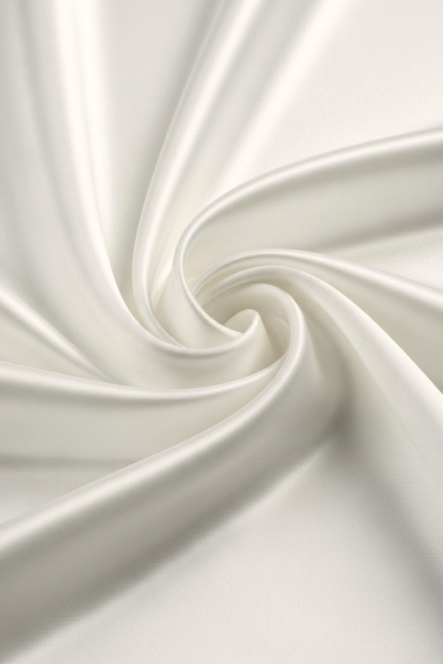 Plain Silk Hijab - White