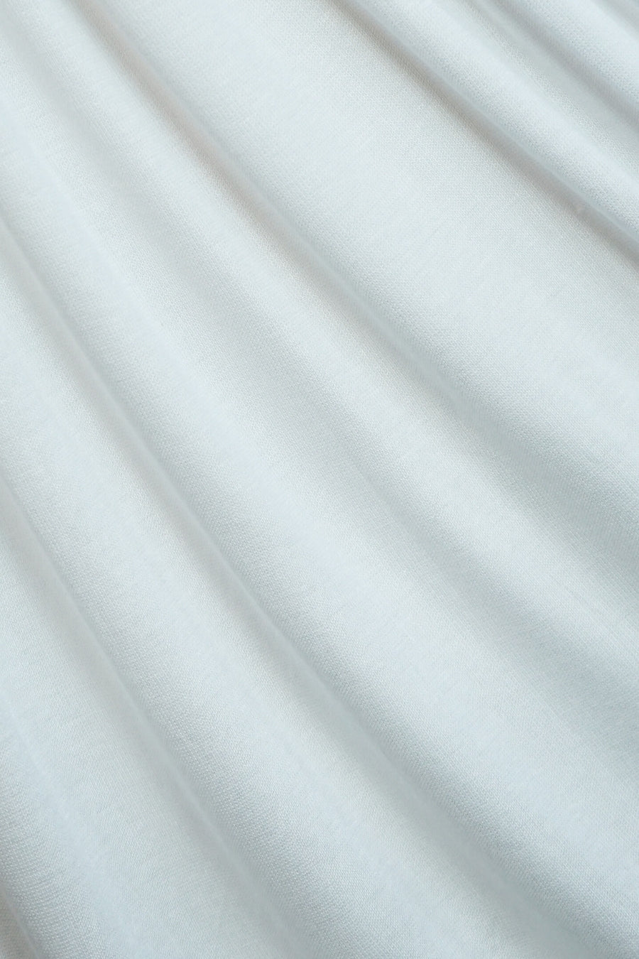 Woven Jersey Hijab - White