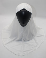 Kids Makhna Hijab - White (Age 12-15)