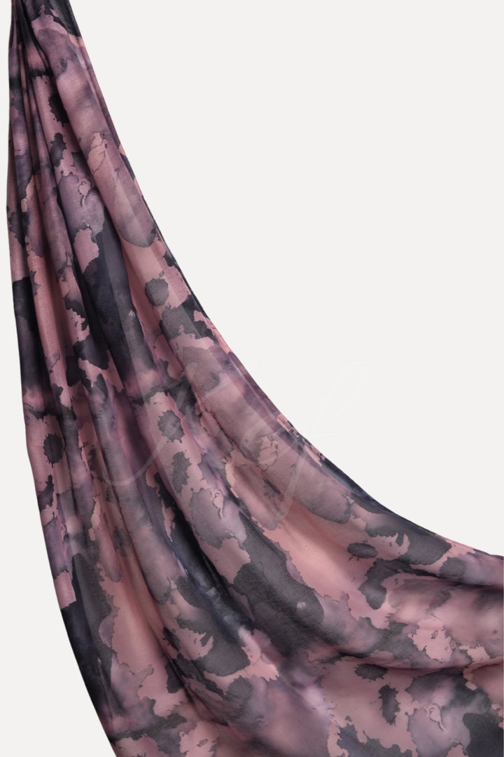 Printed Modal Hijab - Wild Lavender