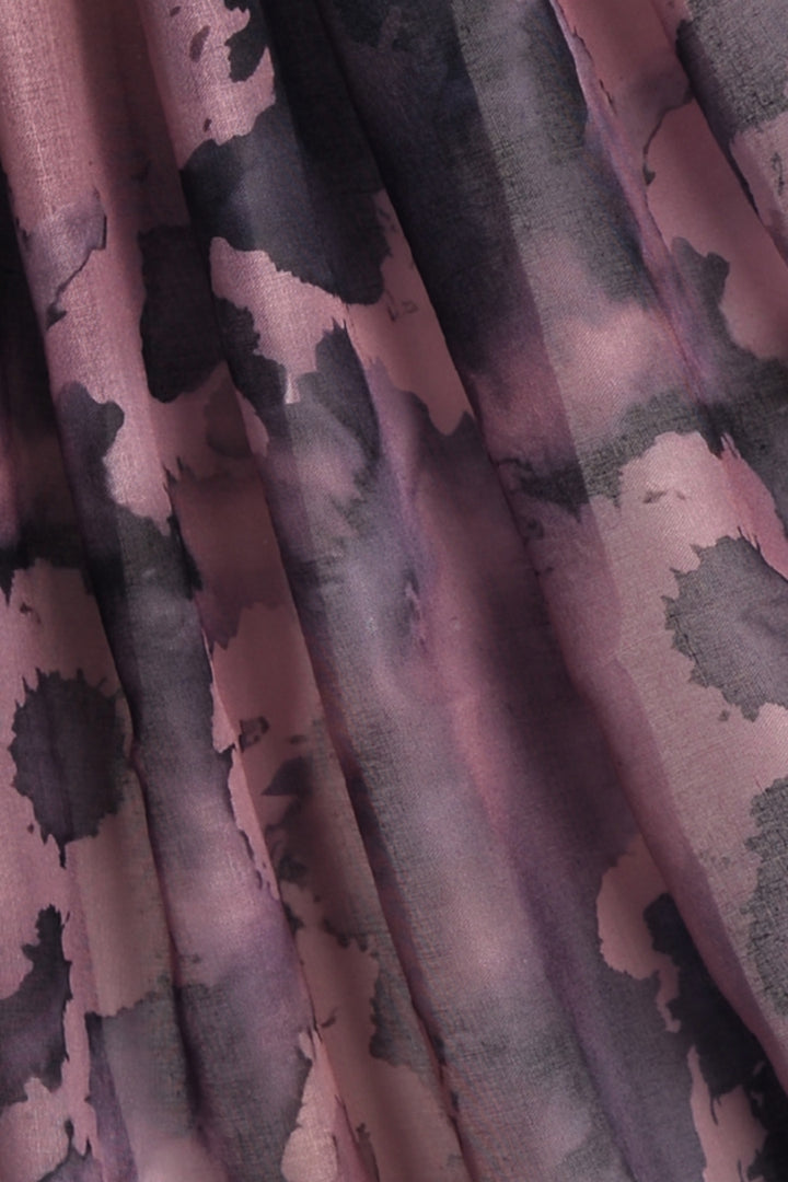 Printed Modal Hijab - Wild Lavender