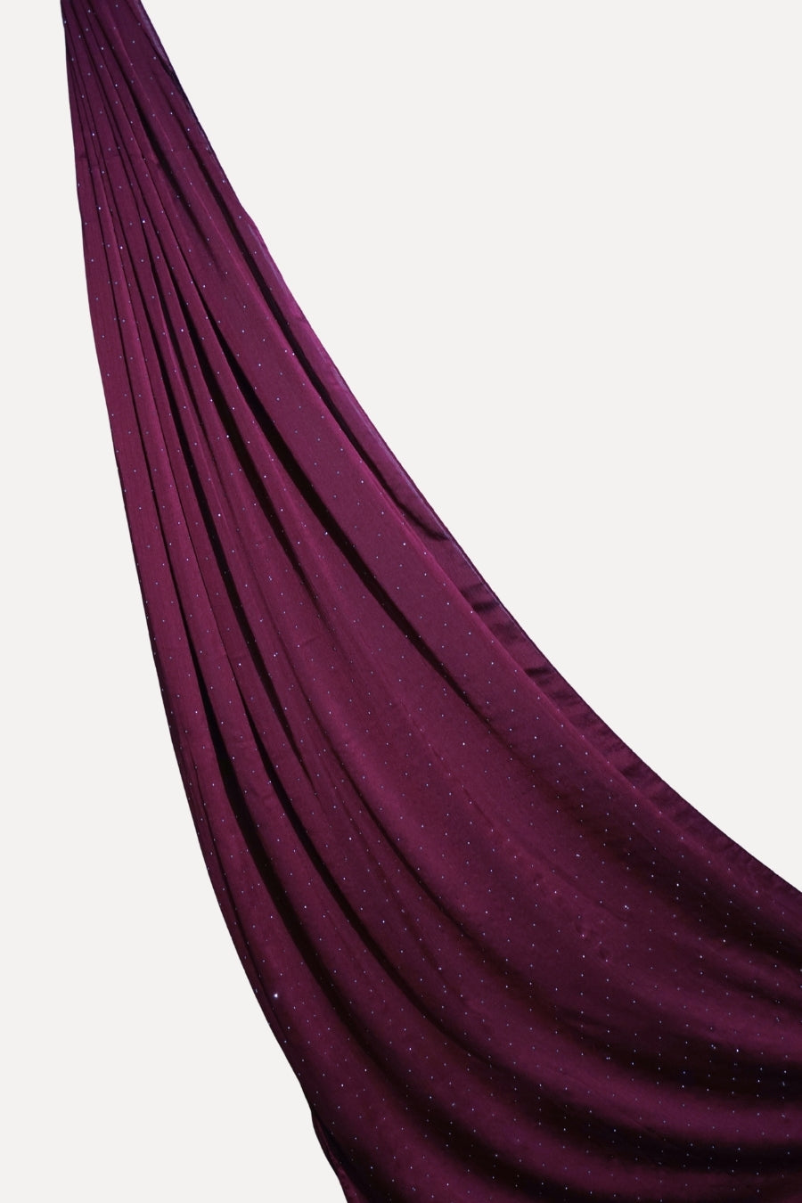 Dotted Matte Chiffon Hijab - Wine