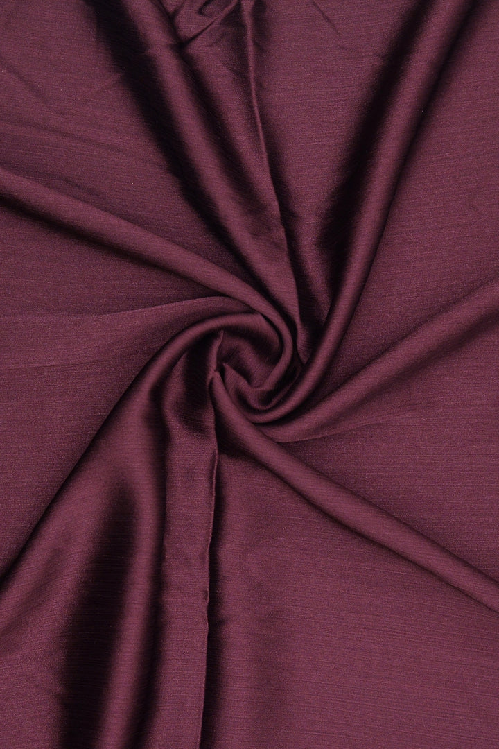 Crinkle Chiffon Hijab - Wine (Matte)