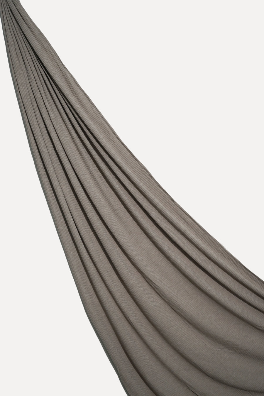 Textured Rib Jersey Hijab - Wood