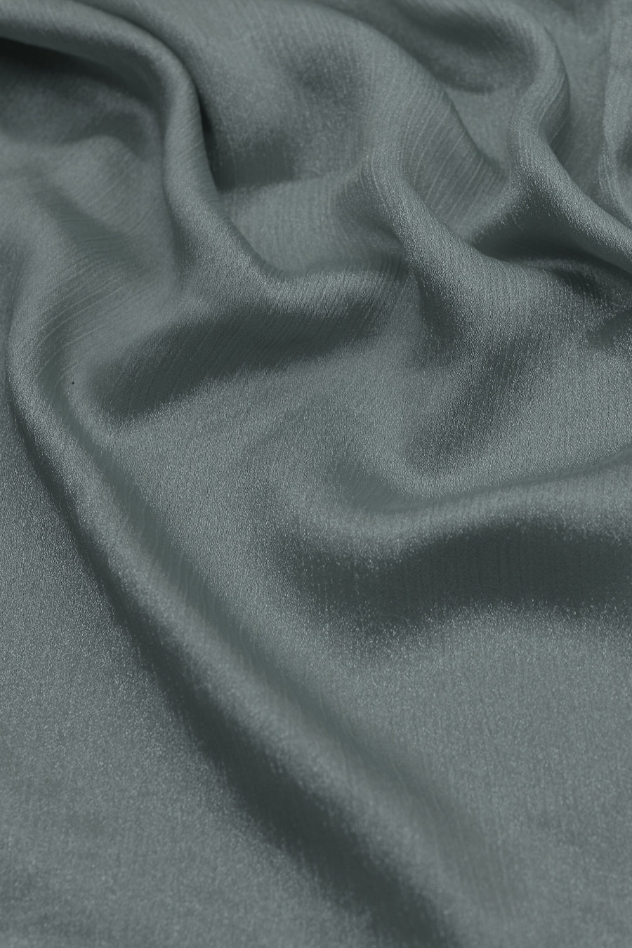 Crinkle Chiffon Hijab - Dark Grey (Shimmer)