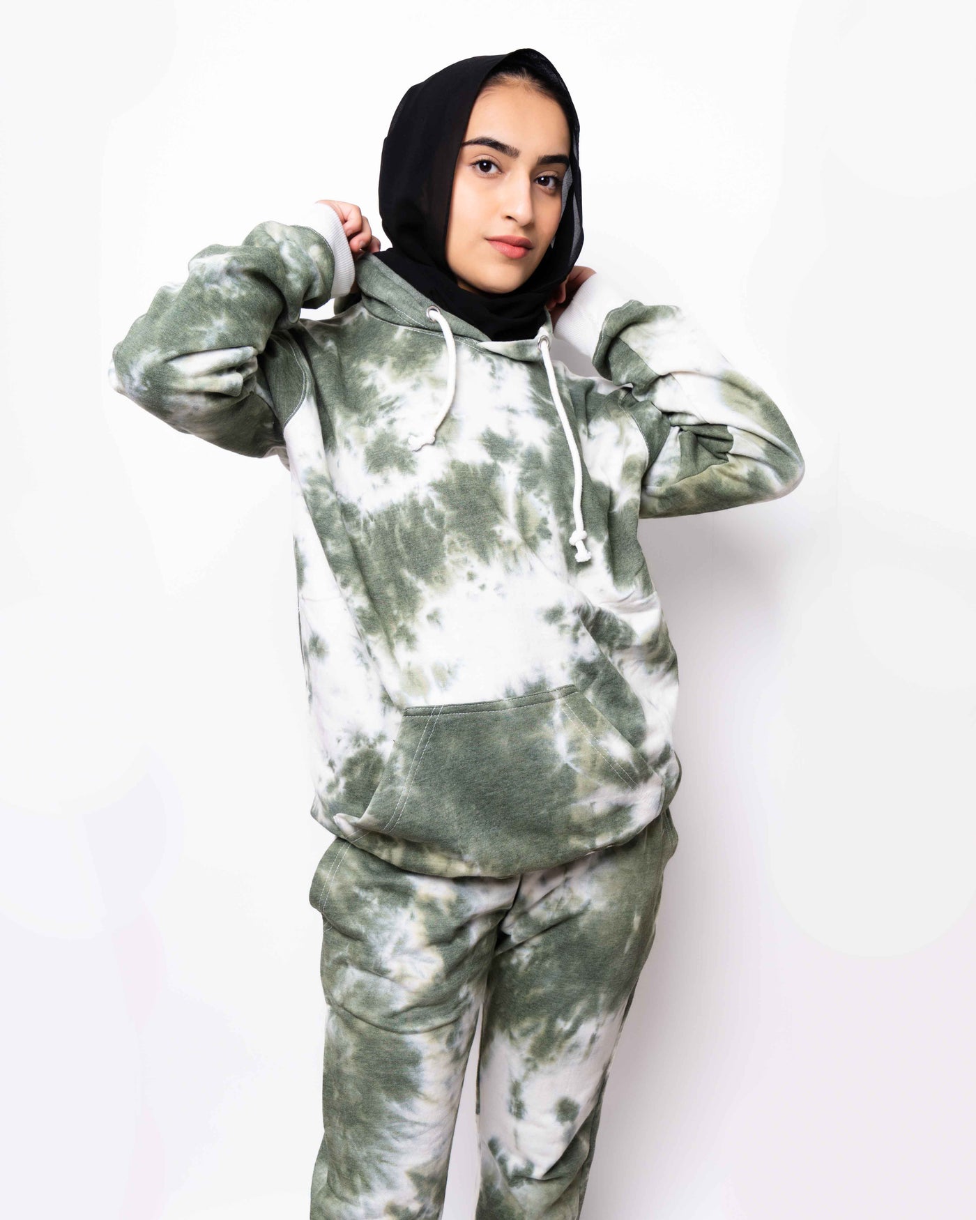 Tracksuit - Green Tie-Dye - Kef
