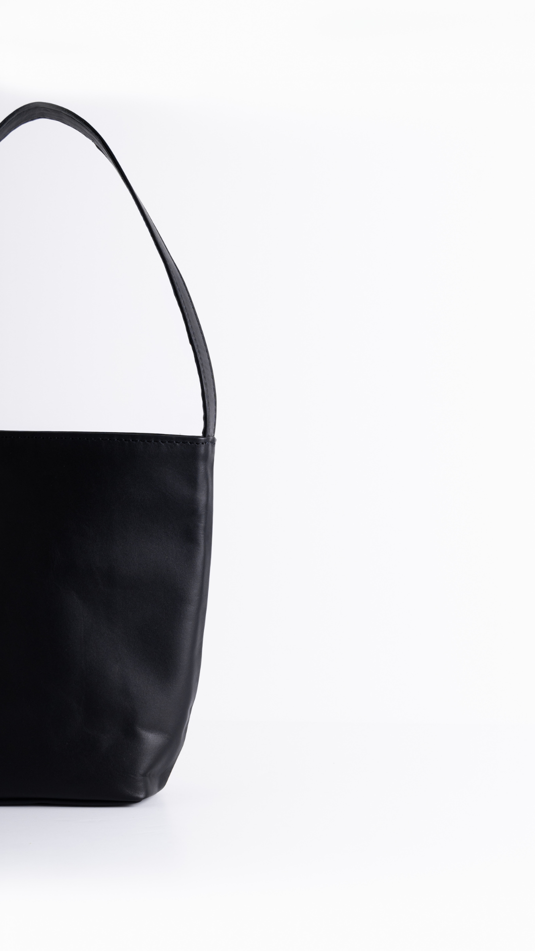 Black Bucket Bag