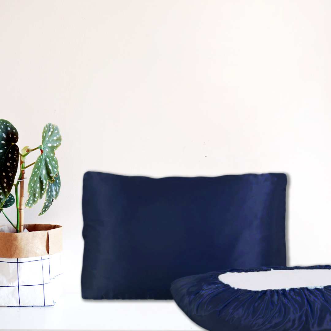 Satin Silk Nashville Blue Pillowcase - Kef