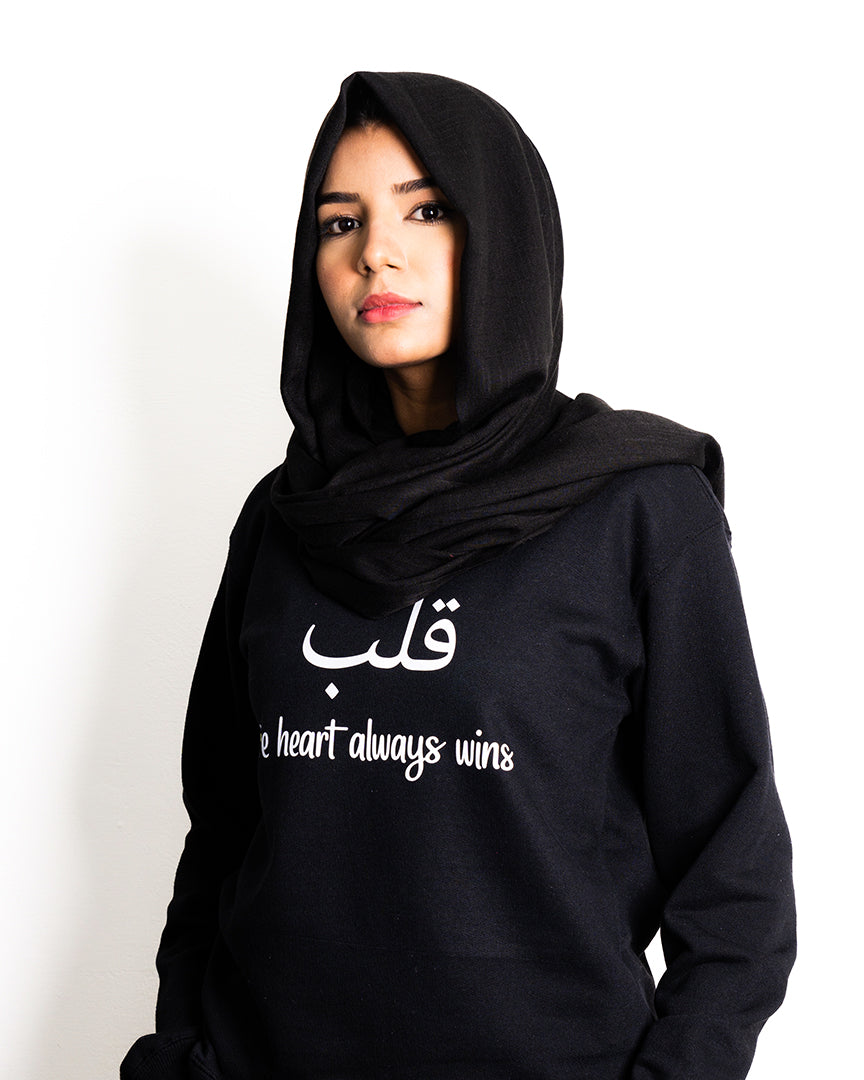Sweatshirt - Black ( Pure Heart ) - Kef