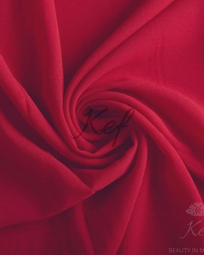 Georgette - Bright Red - Kef
