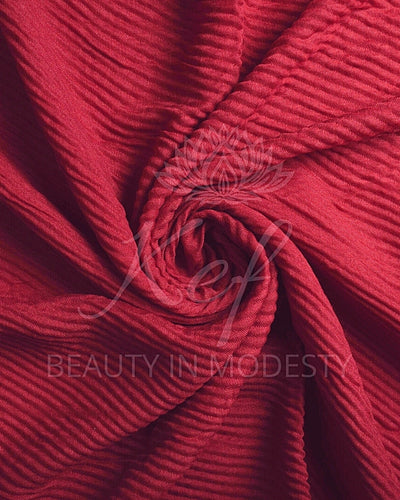 Crinkle Lawn - Bright Red - Kef