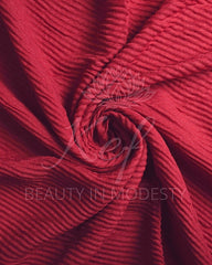 Crinkle Lawn - Bright Red - Kef