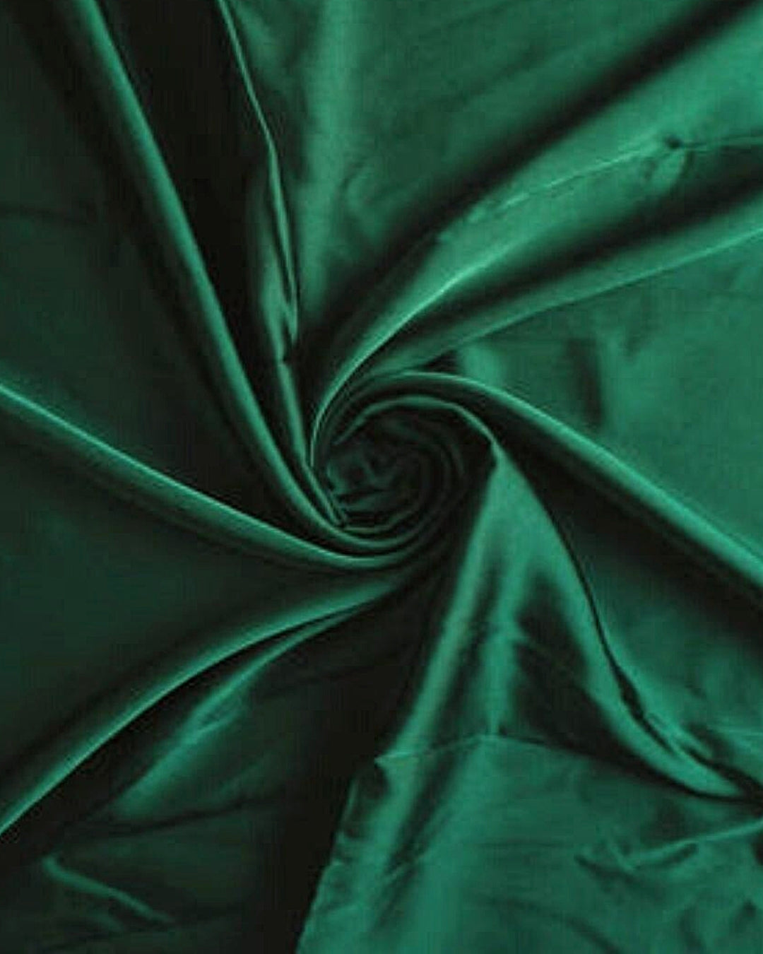 Plain Silk - Dark Green - Kef