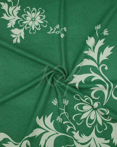 Floral Pashmina - Green - Kef