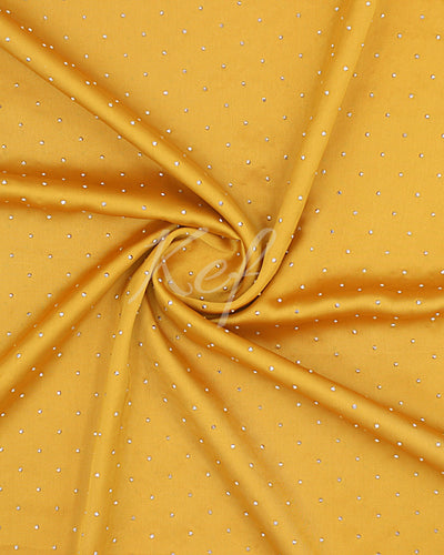 Dapple Dot Silk - Mustard - Kef