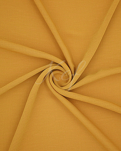 Textured Georgette - Mustard - Kef