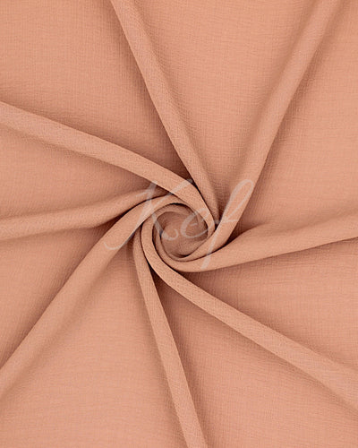 Textured Georgette - Salmon - Kef