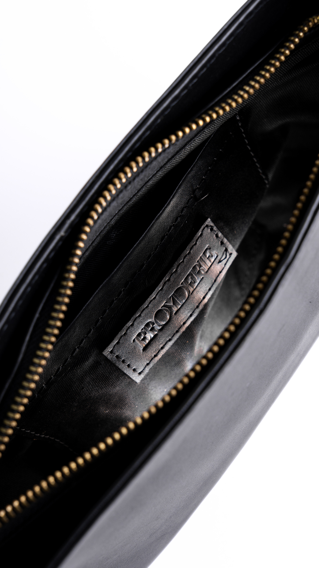 Small Leather Black Shoulder Bag